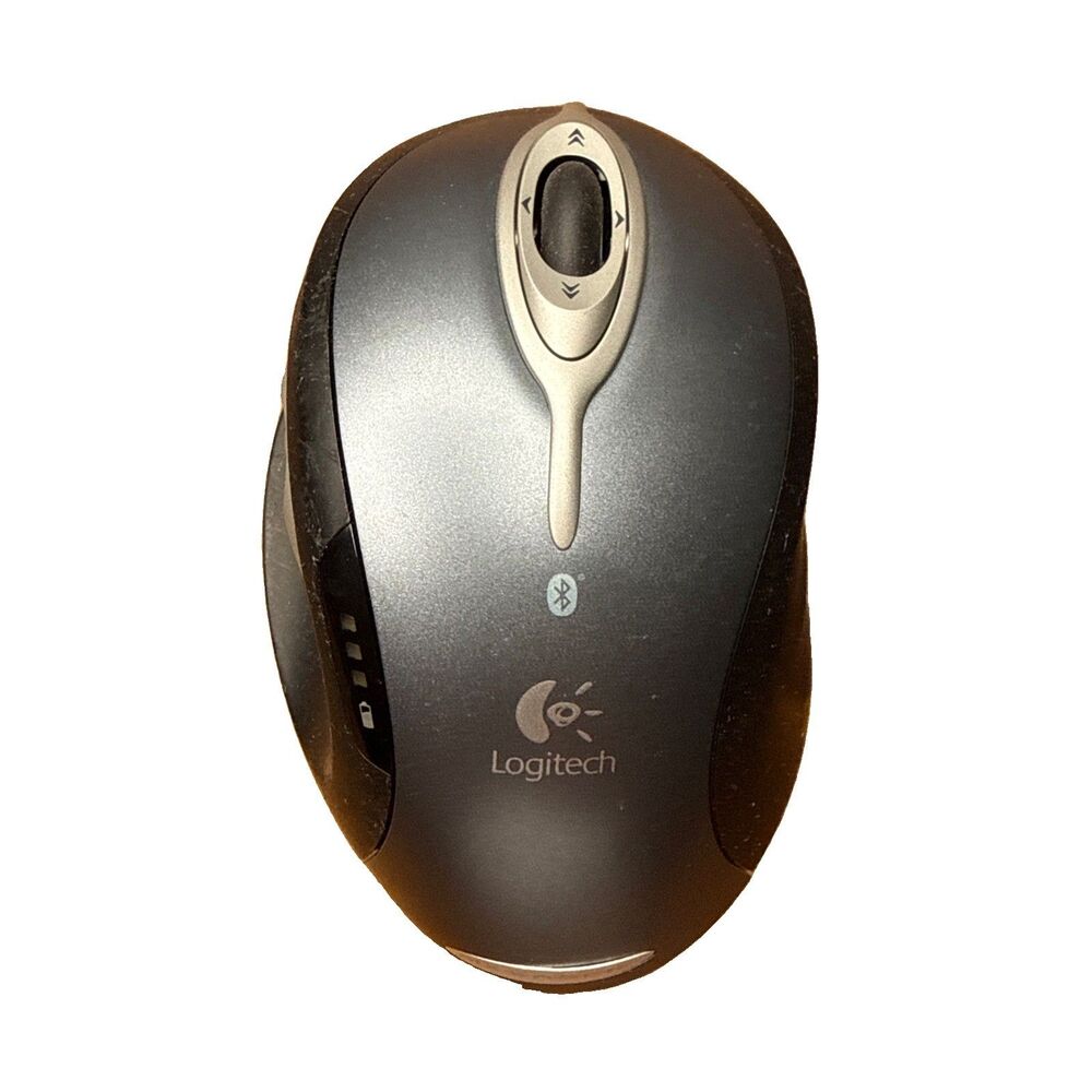 Logitech M-RBA97 Silver & Black Bluetooth Wireless Rechargeable Laser Mouse Only
